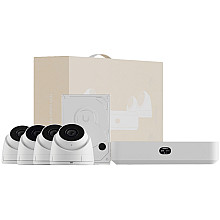 Ubiquiti UniFi UNVR-Instant-KIT-EU Compact Protect NVR Kit, includes (1) UniFi Protect NVR Instant with (4) G5 Turret Ultra cameras and (1) 1TB HDD, delivering an all-in-one solution for fast and effortless setup