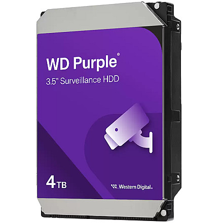 WD Purple 4TB CMR, 3.5'', 128MB, SATA 6Gbps - 1
