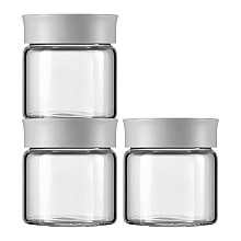 BUYDEEM Szklane баночки 200ml з з гайкою wze Nordic Grey, CS1001