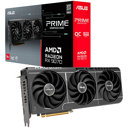 ASUS PRIME Radeon RX 9070 EVO OC Edition 16GB GDDR6 256-bit HDMI 3x DP - 1