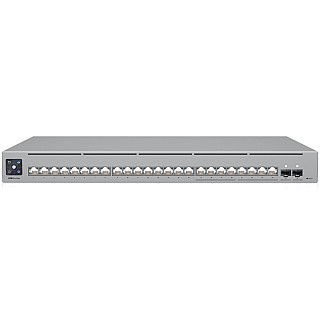 UBIQUITI UniFi Комутатор Pro Max, 24 port, Layer 3, (16) GbE PoE++, (8) 2.5 GbE PoE+, (2) 10G SFP+