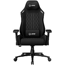 LORGAR CHA41, Ergonomic Gaming Chair Advanced, premium anti-stain fabric, Black/white