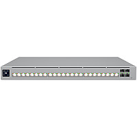 Ubiquiti network switch ECS-48S-PoE-EU Enterprise Campus 24S PoE Enterprise-grade 24-port, Layer 3 Etherlighting PoE+++ switch with Stacking support and high-capacity 10 GbE RJ45 and 25G SFP28 connections for high availability system design