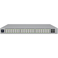 Ubiquiti network switch ECS-48S-PoE-EU Enterprise Campus 48S PoE Enterprise-grade 48-port, Layer 3 Etherlighting PoE+++ switch with Stacking support and high-capacity 10 GbE RJ45 and 25G SFP28 connections for high availability system design