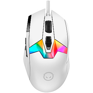 LORGAR Миша Ігрова Pro MSP80, 8000 Hz, біла