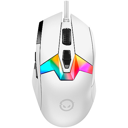 LORGAR Миша Ігрова Pro MSP80, 8000 Hz, біла - 1