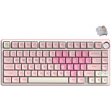 ROYAL KLUDGE R75 Pink Melody Gaming Keyboard Beige Switch