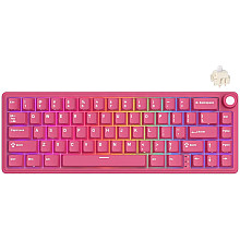 ROYAL KLUDGE R65 Berry Red Gaming Keyboard Cream Switch