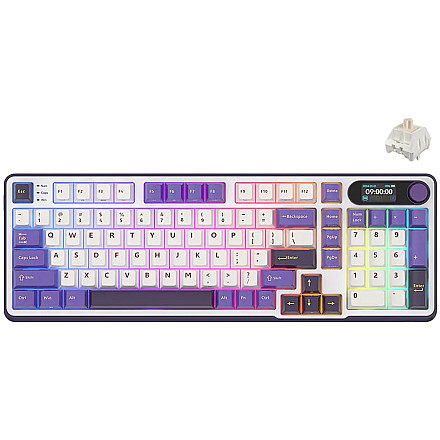 ROYAL KLUDGE RK-S98 Blackberry Mousse Gaming Keyboard Beige switch - 1