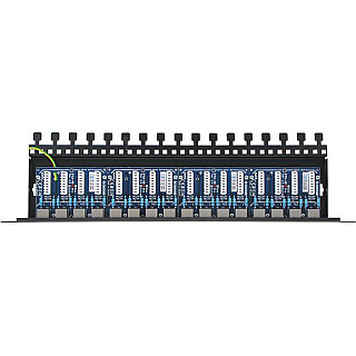16-kanałowy panel zabezpieczający LAN z podwyższoną ochroną przepięciową PoE EWIMAR PTU-516R-PRO/PoE