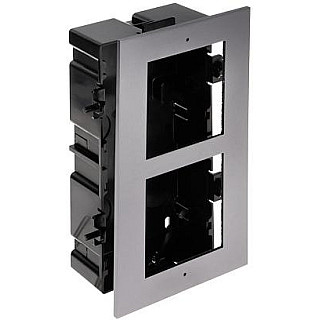 Ramka z puszką do montażu podtynkowego 2-modułowa HIKVISION DS-KD-ACF2(Plastic)