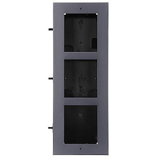 Ramka z puszką do montażu podtynk. 3-modułowa HIKVISION DS-KD-ACF3/Plastic