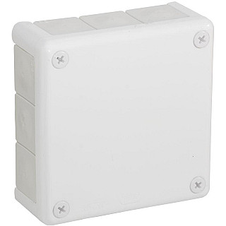 Puszka natynkowa pusta 12 wlotów VIPLAST VP-51 BIAŁA IP55 118x118x46mm 051-01