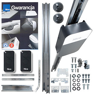 Zestaw NICE SPIDO 600 do bram garażowych (pasek SR16B - 2x 1.6m)