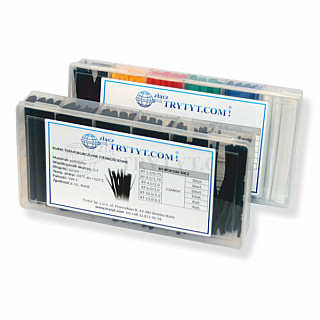 Zestaw rurek termokurczliwych чорнийch RT-BOX100-10CZ