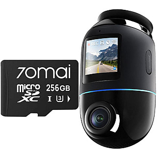 Wideorejestrator 70mai X800 Omni 4K/GPS/WiFi czarny + karta SD 70mai 256GB