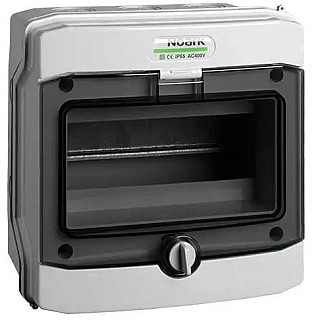 PLASTIKOWA OBUDOWA INSTALACYJNA Natynkowa IP65 1X8 modułów. PHS 8T NOARK 101493