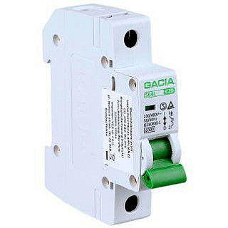 Wyłącznik nadmiarowoprądowy,6kA,C,1-pole,16A GACIA SB6L C 1P 16A