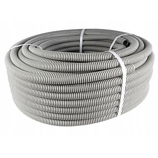 Rura karbowana PVC 50m, 320N wymiar zewnętrzny = 20/ wymiar wewnętrzny = 14, PAWBOL 6161A-50P
