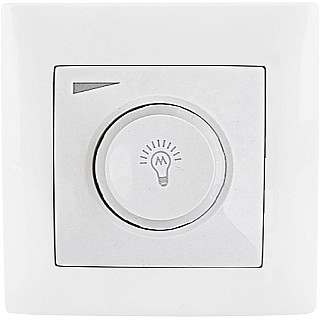 Ściemniacz obrotowy LED  200/600W VCX WESA LC 36A Biały