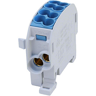 Blok rozdzielczy odgałęźny SCB 25 Al/Cu 80110 SIMBLOCK, синій 81501003