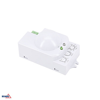 Czujnik Mikrofalowy 1200W 360* IP20 prostokątny білий