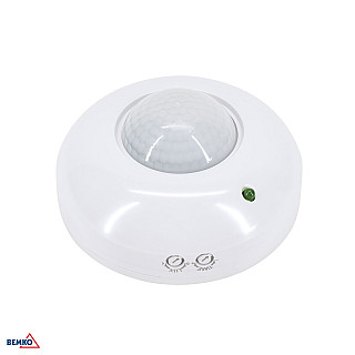 Czujnik ruchu PIR 1200W 360* biały