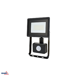 Naświetlacz LED SMD KASTEL 20W 4000K 1640LM IP65 czarny cz. pir