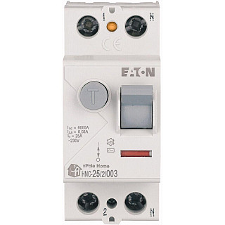 EATON WYŁĄCZNIK RÓŻNICOWOPRĄDOWY 25A 2P 2M 30MA AC 6KA