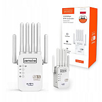 Wzmacniacz Sygnału Repeater WiFi 5 Zewnętrzny Repeater Access Point Zenwire WD-R1201U 1200 Mb/s