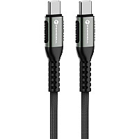 KABEL USB-C / USB-C Forcell F-Energy Cafule 300 cm 240 W 5A PD QC 4.0 CZARNY W OPLOCIE