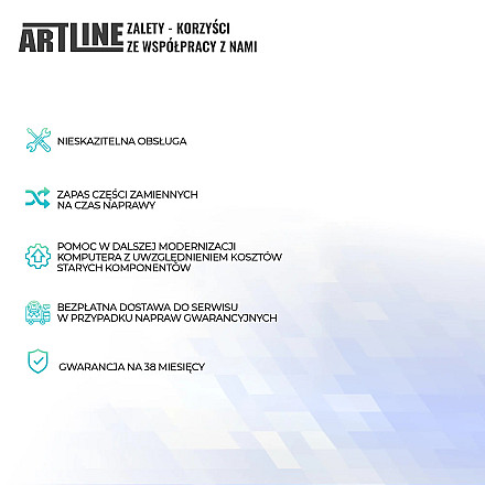 Monoblok biurowy ARTLINE Business GX73 i5 12400 GX70 27