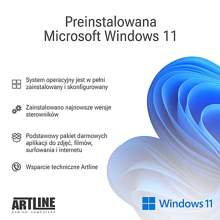 Monoblok biurowy ARTLINE Business G41 i3 12100 G40W 23.8