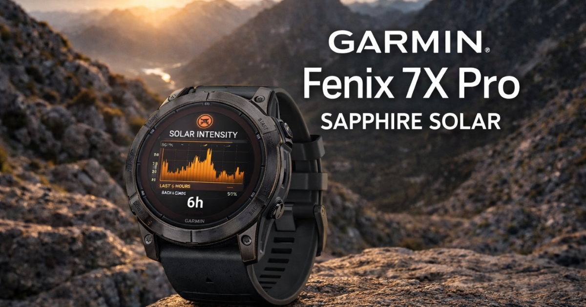 Garmin Fenix 7X Pro — Solar